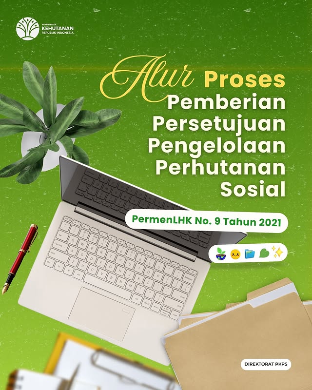 Alur Proses Pemberian Persetujuan Pengelolaan Perhutanan Sosial